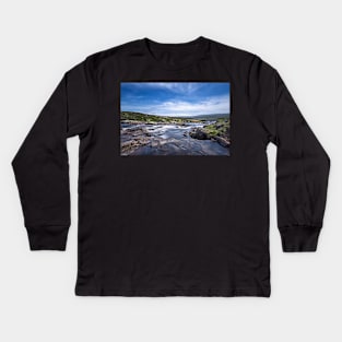 Cow Green Reservoir Weir Kids Long Sleeve T-Shirt